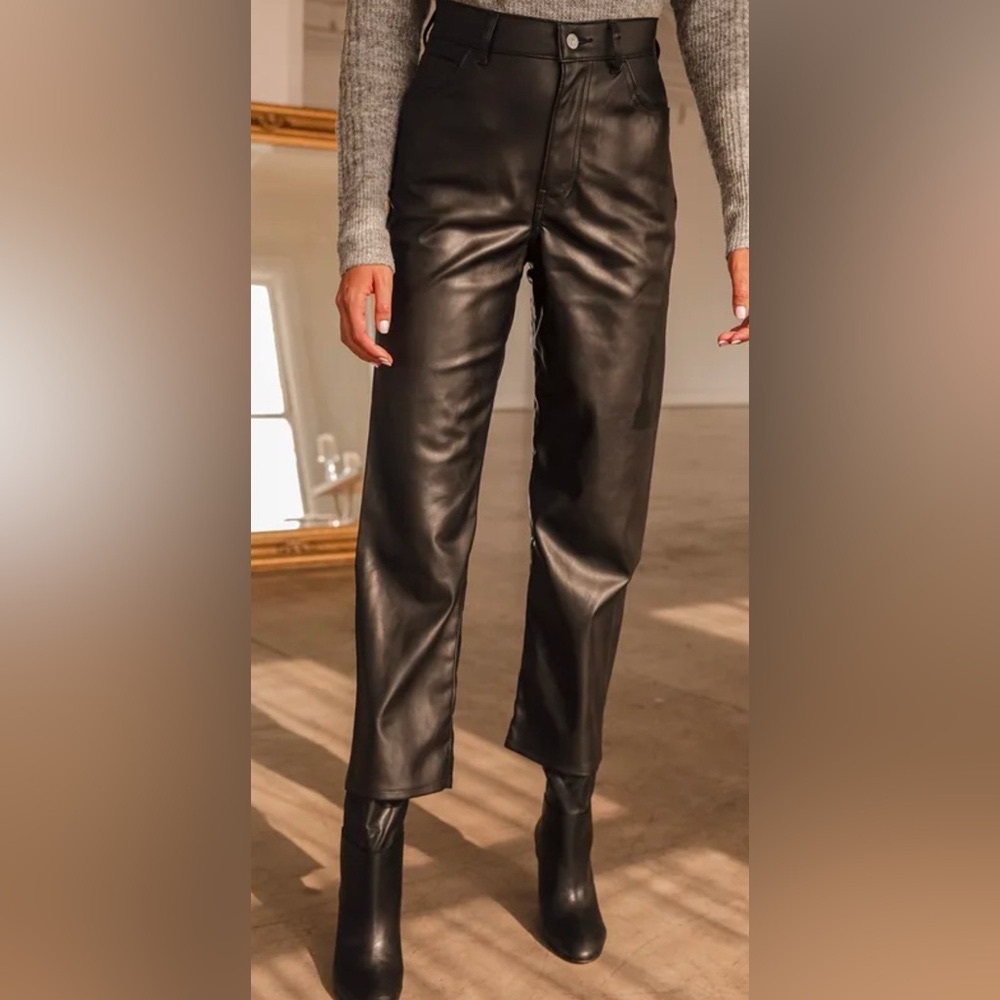 Levi’s Vegan Leather Ribcage Pants